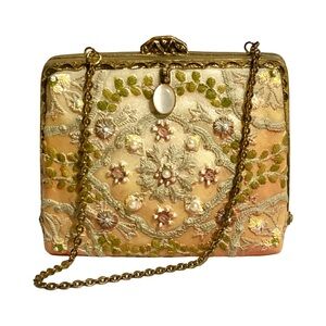 Popular Imports Floral miniature Handbag Vtg
